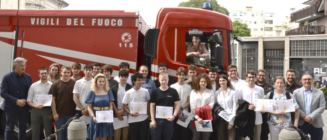 Giovani friulani a scuola di sicurezza antincendio